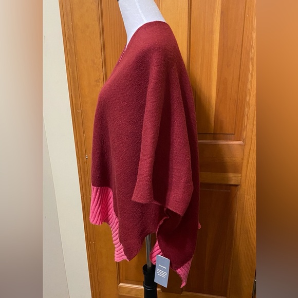 NWT On 34 Tight Knit Reversible Kimono Wrap - Picture 4 of 5